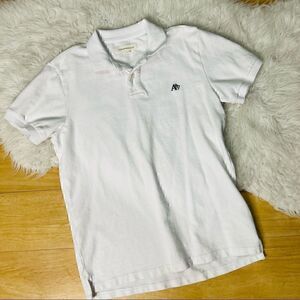 Aeropostale white polo style casual top / shirt for boy size M